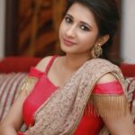 Manvitha Harish Kamath In Red Outfit
