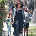Sandra Bullock With Husband And Two Adopted Children - Son And Daughter