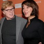 Robert Redford With His Wife