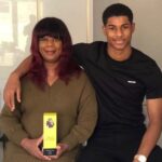 Marcus Rashford With His Mother