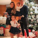 Philippe Coutinho With His Wife And Children