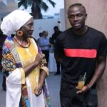 Sadio Mane With His Mother