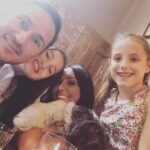 Frank Lampard With His Wife And Daughters
