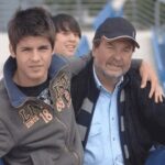 Alvaro Morata Childhood Image With His Father
