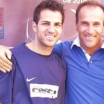 Cesc Fàbregas With His Father