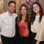 Cesc Fàbregas With His Mother And Sister