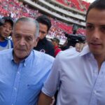 Javier Hernández With His Father