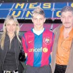 Mauro Icardi Young Age Image With His Father And Mother