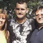 Aleksandar Mitrović With His Parents