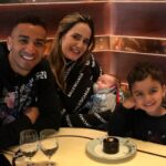 Danilo Luiz da Silva With His Wife And Kids