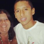 Marquinhos With His Mother