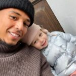 Thilo Kehrer With His Daughter