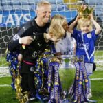 Kasper Schmeichel With His Wife And Children-Son And Daughter