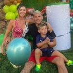 Lucas Hernandez With His Wife And Son