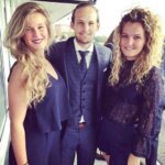 Daley Blind With His Sisters Frenkie Blind (Left), Zola Blind (Right)