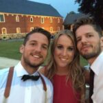 Dries Mertens With His Wife And Brother