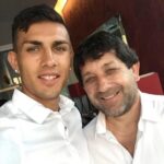 Leandro Paredes With His Father
