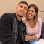 Leandro Paredes With His Wife