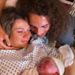 Matteo Guendouzi With His Wife And Newborn Daughter In May 2021