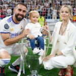 Dani Carvajal Picture With His Wife And Son