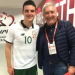Declan Rice with his father Sean