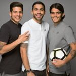 Ricardo Rodriguez with his brothers