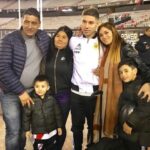 Gonzalo Montiel With His Sister And Her Husband And Children