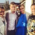 Alfred Finnbogason With His Sisters
