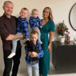 Aron Gunnarsson With His Family- Wife And Children