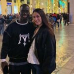 Awer Mabil With His Girlfriend