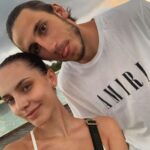 Kamil Grabara With His Wife (to be)