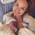 Karol Linetty Wife (to be) With His Newborn Son Ines