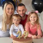 Marcelo Brozovic WIth His Wife And Kids