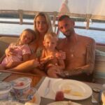 Marcelo Brozovic With His Wife And Children