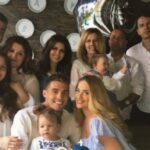 Mateo Kovacic With His Girlfriend Izabel (Also Her Parents And Sister Ivana With Her Family) And His Parents And Sisters Jelena And Katerina