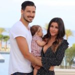 Mathew Leckie With His Wife And Daughter
