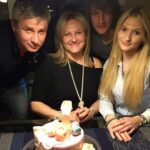 Tin Jedvaj With His Parents And Wife