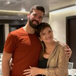 Alisson Becker With His Mother