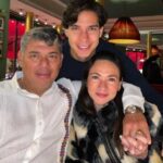 Diego Lainez With His Father And Mother