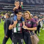Erick Aguirre With His Girlfriend And Son