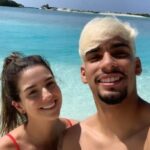 Lucas Paqueta With His Girlfriend Or Wife