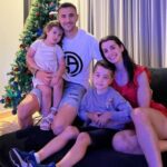 Matias Vecino With His Wife, Son, And Daughter