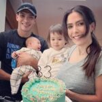 Raul Jimenez With His Girlfriend Or Wife (to be), Daughter, And Son
