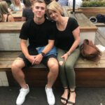 Riley McGree With His Mother