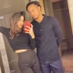 Andre Carrillo With His Wife