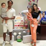 Andre Carrillo With His Wife And Twin Children