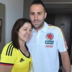 David Ospina With His Mother