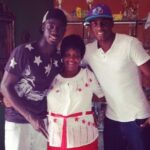 Davinson Sanchez With His Mother And Brother