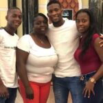 Jefferson Lerma With His Mother, Brother, And Sister