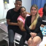 Wilmar Barrios With His Wife And Grandmother